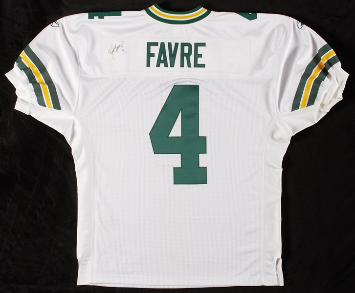 Brett Favre Signed Packers & NFL Football with Full-Size Helmet (3)
