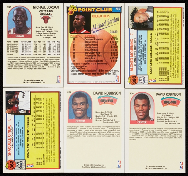 1992 Topps & 1989 Hoops Basketball Sets (2)