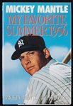 Mickey Mantle Signed "My Favorite Summer 1956" Book (BAS)