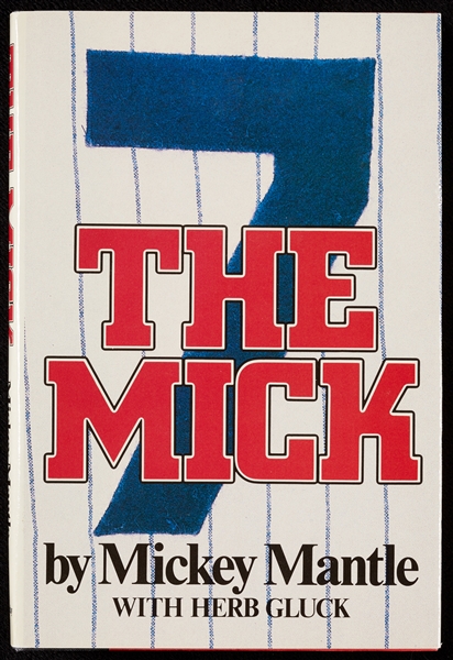 Mickey Mantle Signed The Mick Book (JSA)