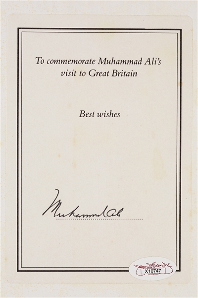 Muhammad Ali Signed His Life and Times Book (JSA)