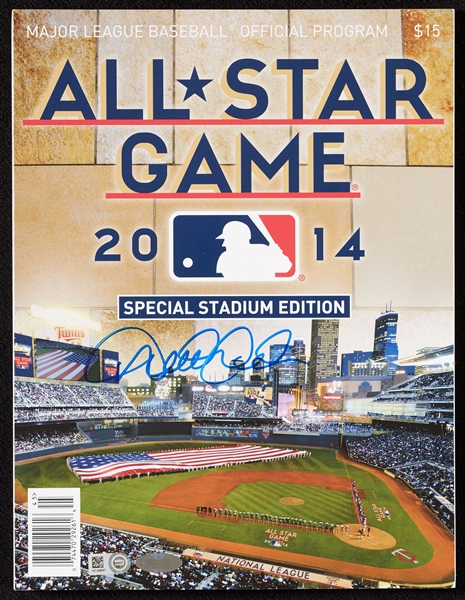 Derek Jeter Signed 2014 All-Star Game Program (Steiner)