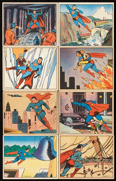 1940 Gum Inc. R145 Superman Complete Set (72)