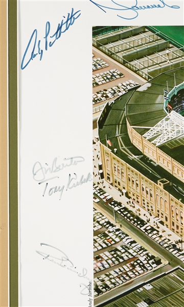 Multi-Signed Celebrating 100 Years of Yankee Baseball Poster (BAS)