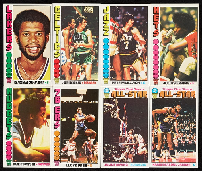 1976 Topps Basketball High-Grade Complete Set (144)