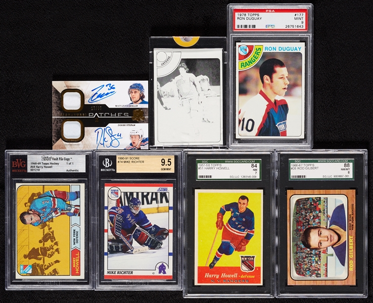 New York Rangers Graded Card Collection (48)