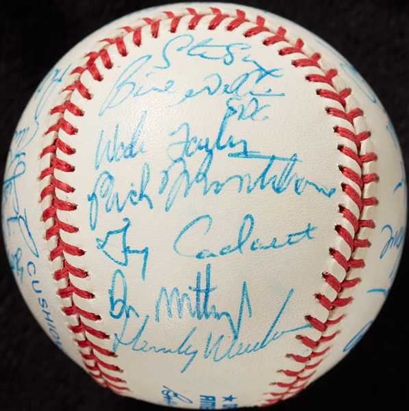 1991 New York Yankees Team-Signed OAL Baseball (BAS)