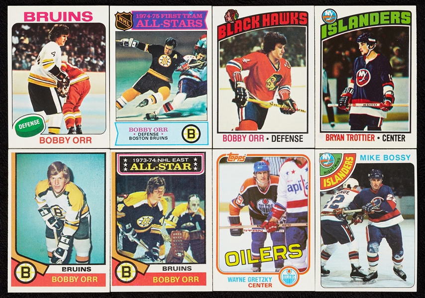 1974-81 Topps Hockey High-Grade Complete Set Run (6)