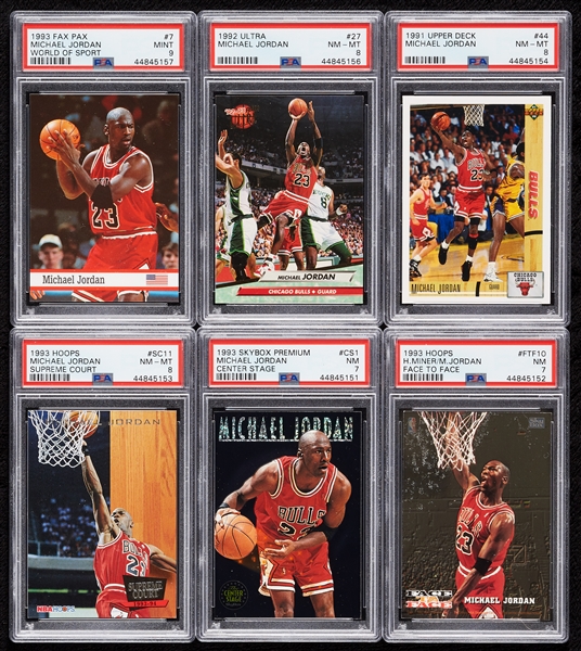 Michael Jordan PSA-Graded Card Group (14)