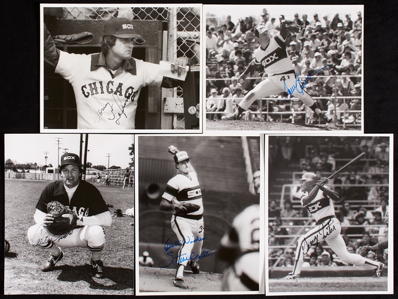 Chicago White Sox Signed 8x10 Photos Group (25)