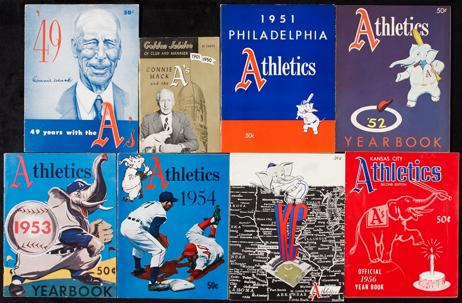 1949-77 Philadelphia/Kansas City/Oakland Yearbook Run (24)