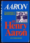 Hank Aaron Signed "Aaron" Book (BAS)