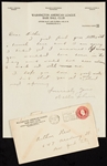 Walter Johnson Signed Handwritten Letter with Original Envelope (1929) (BAS)