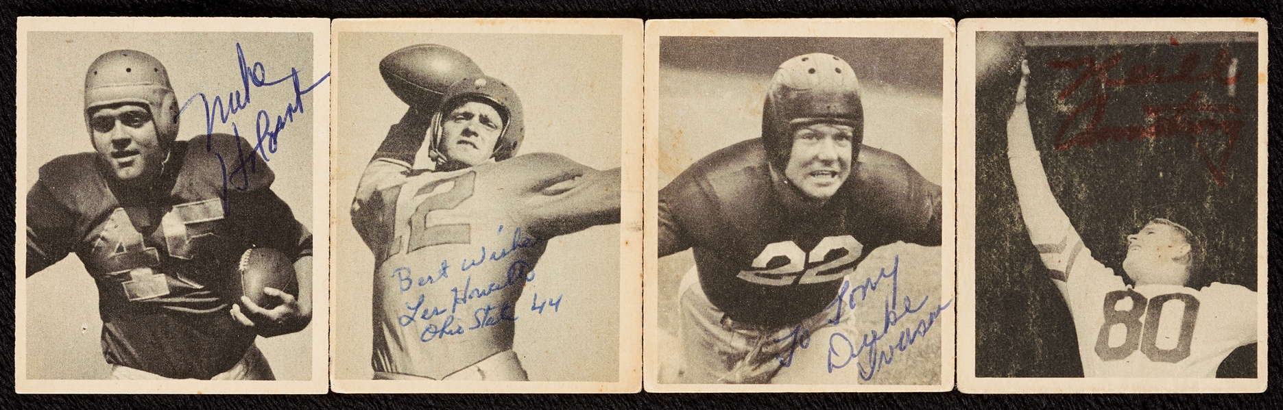 Signed 1948 Bowman Football Group (4)