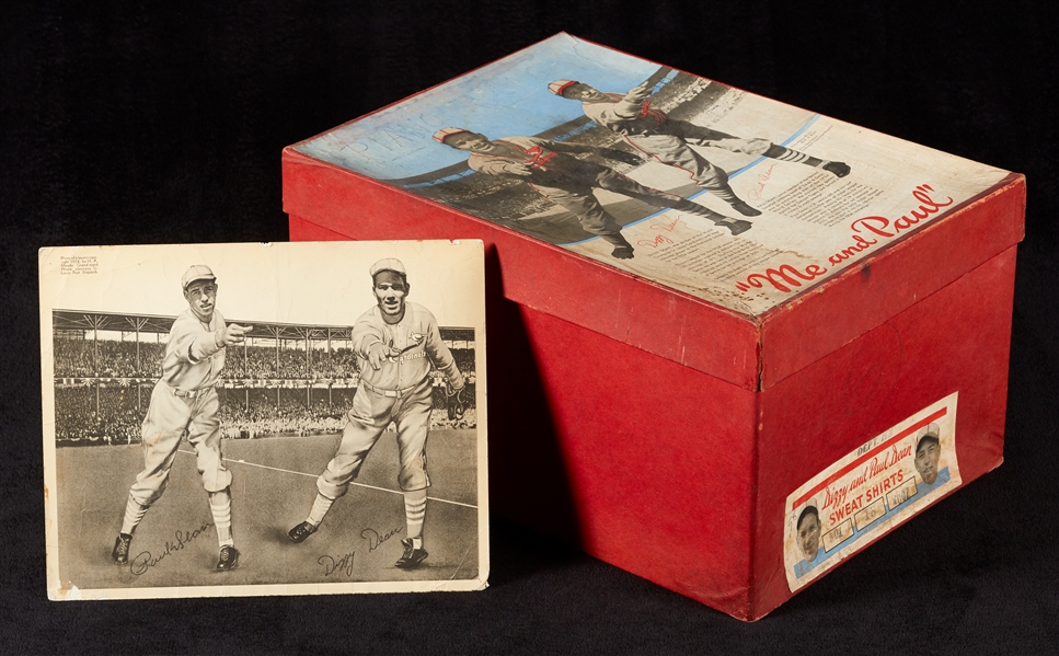 1934 “Me and Paul” Dean Brothers Sweatshirt Box and Photo (2)
