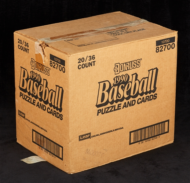 1990 Donruss Baseball Wax Box Case (20/36)
