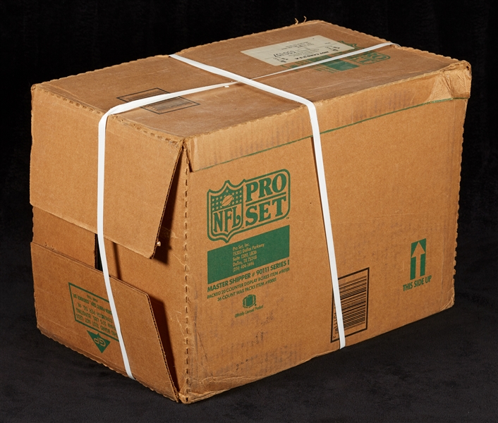 1990 Pro Set Series I Football Wax Box Case (20/36)