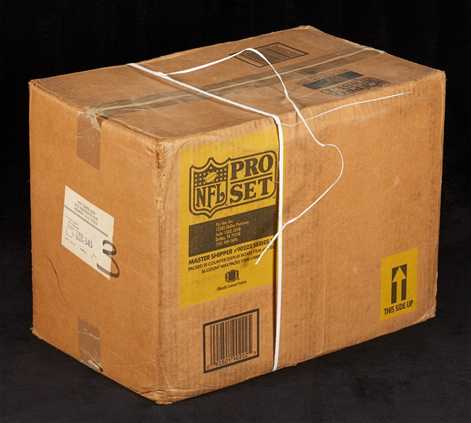 1990 Pro Set Series II Football Wax Box Case (20/36)