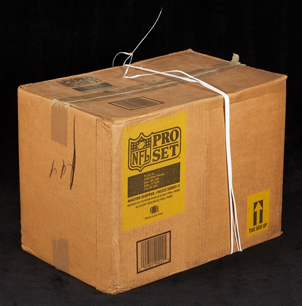 1990 Pro Set Series II Football Wax Box Case (20/36)