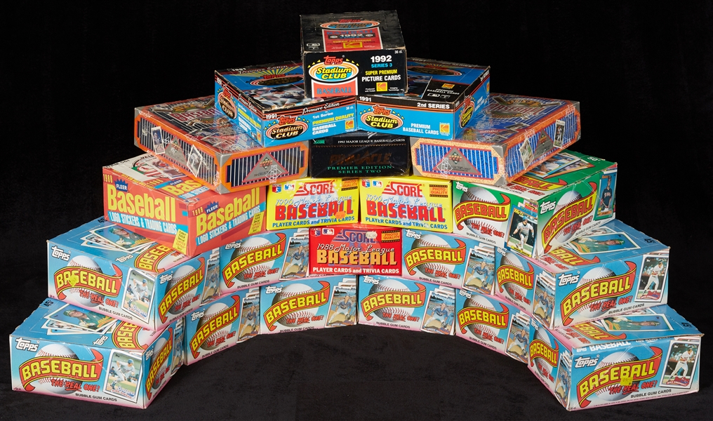 1988-1992 Baseball Wax Boxes Hoard (21)