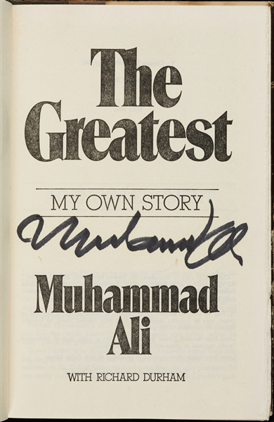 Muhammad Ali Signed The Greatest Book (JSA)