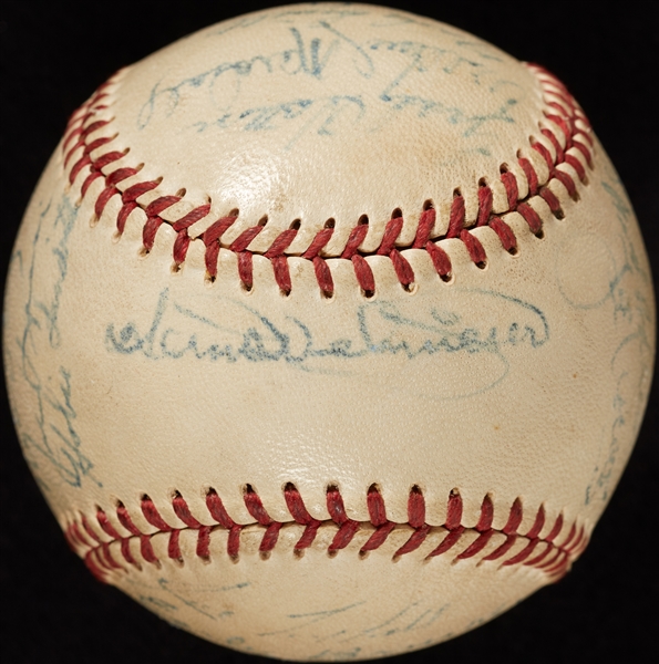 1952 Cincinnati Reds Team-Signed ONL Baseball