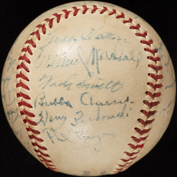 1952 Cincinnati Reds Team-Signed ONL Baseball