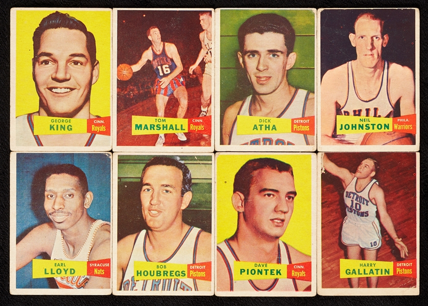 1957 Topps Basketball Rookie Group (10)