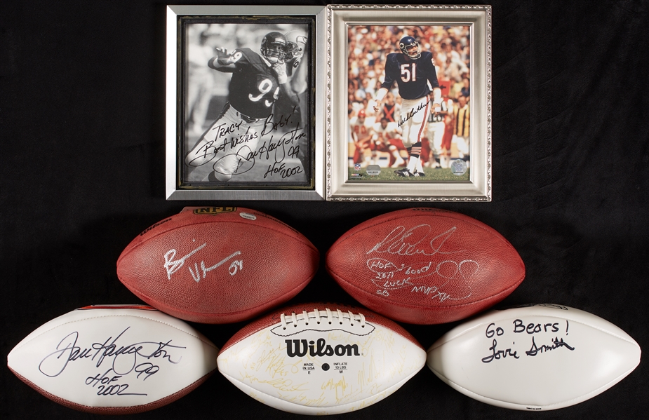 Chicago Bears Signed Collection with Urlacher, Sayers (12)