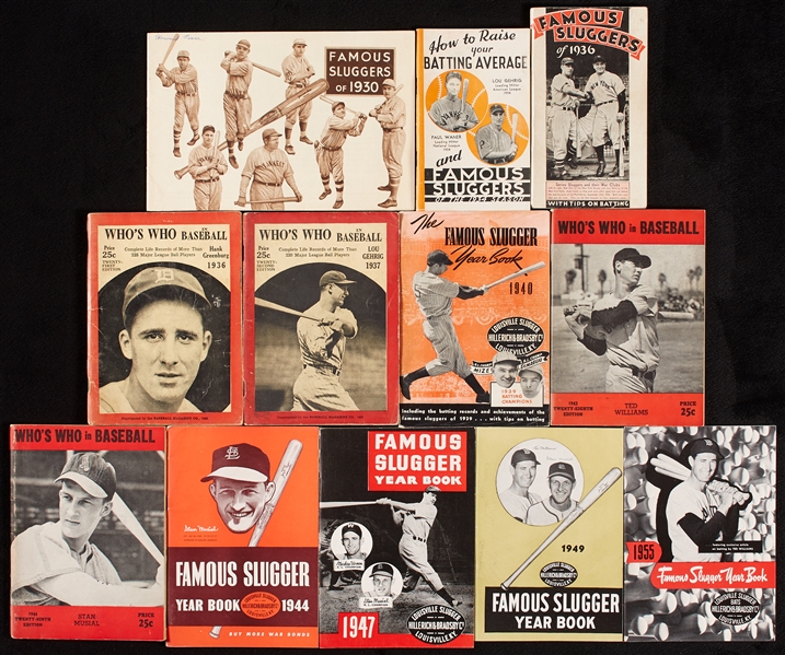 1929-59 Massive Collection of Baseball Publications (67)