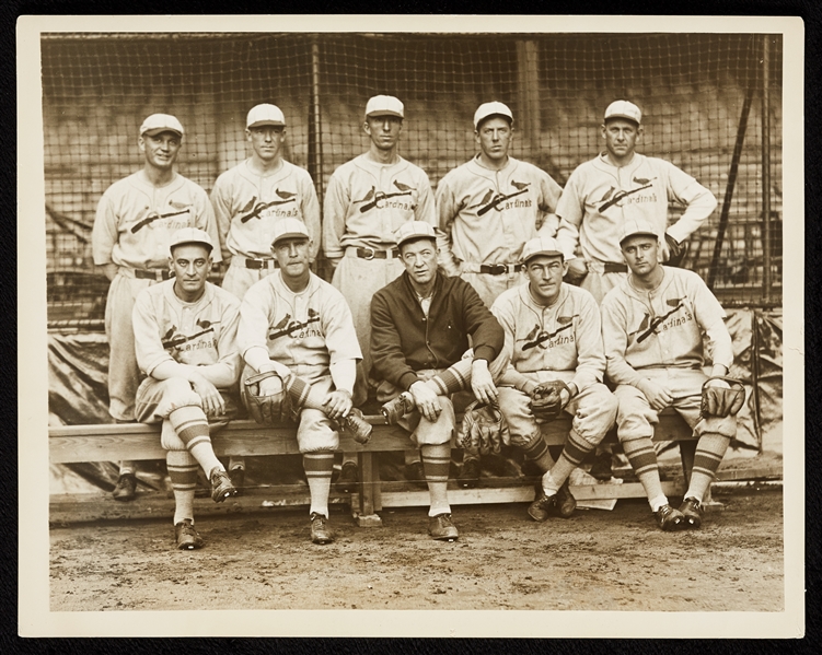 1928 World Championship St. Louis Cardinals Pitching Staff Original Photo