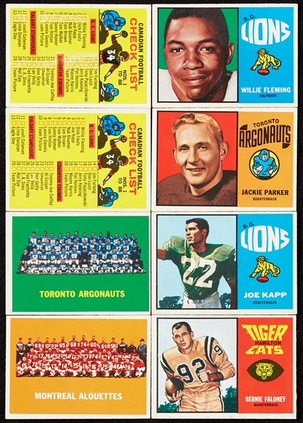 1964 Topps Canadian Football League Complete Set (88)