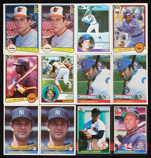 1982-85 Donruss Baseball Massive Group of Factory Sets, Plus 1983 Topps Set (20)