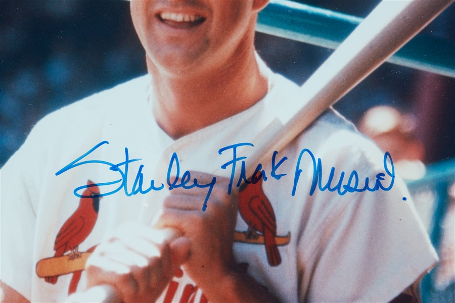 Stan Musial Full-Name Signed 11x14 Framed Photo (JSA)