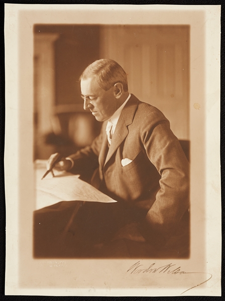 Woodrow Wilson Signed 8x10 Photo (BAS)