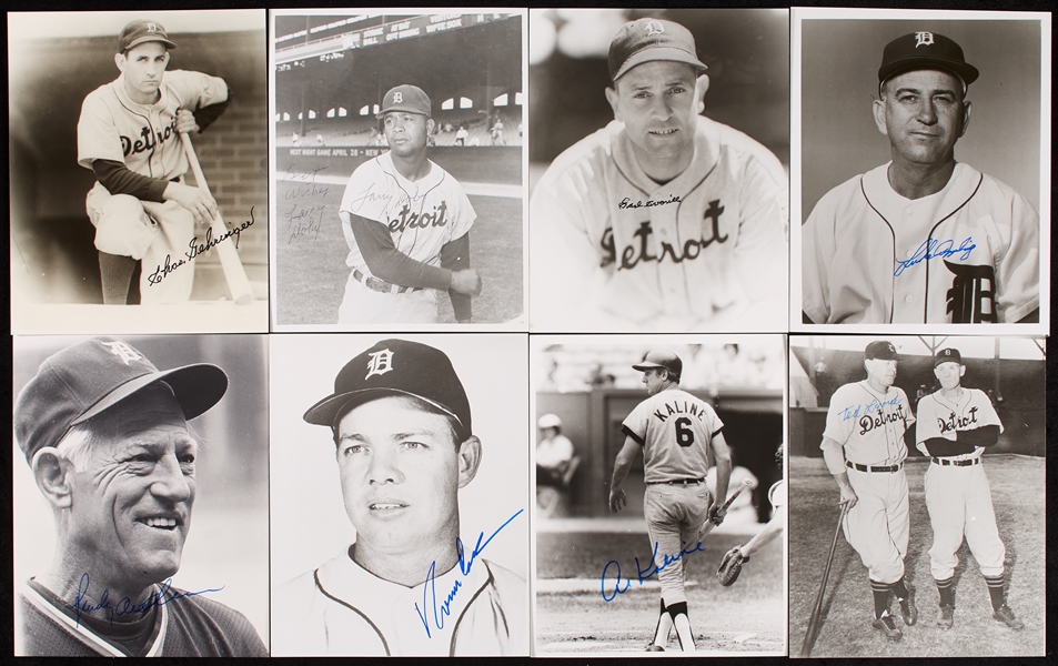Detroit Tigers Signed 8x10 Photo Group (257)
