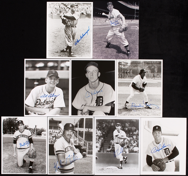 Detroit Tigers Signed 8x10 Photo Group (257)