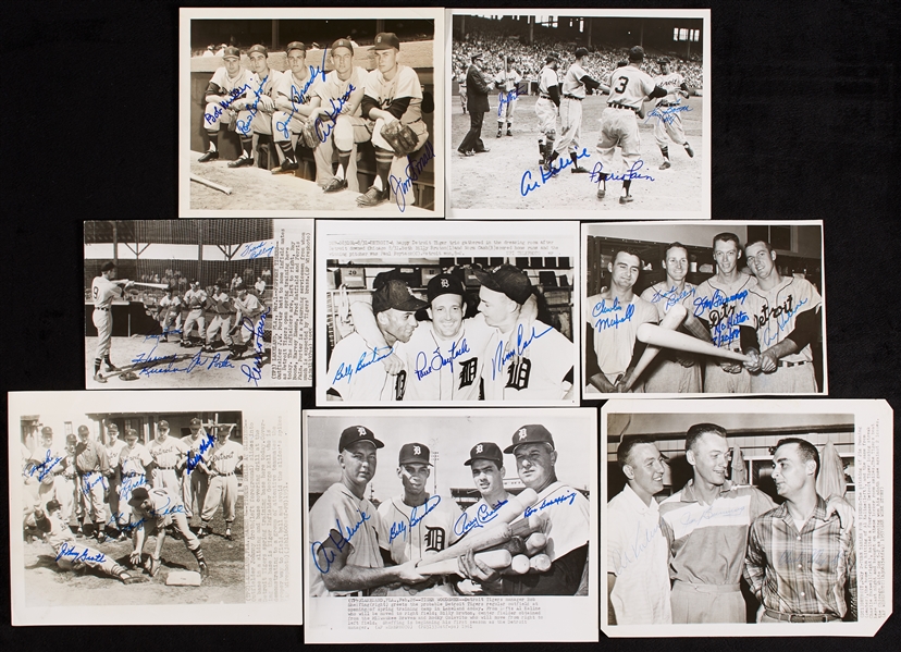Detroit Tigers Multi-Signed Photo Collection (114)