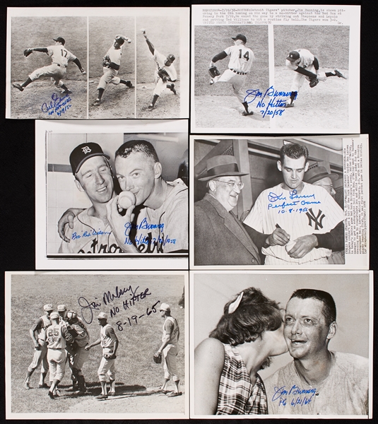 Signed No-Hitter Wire/News/Laser Photo Group (15)