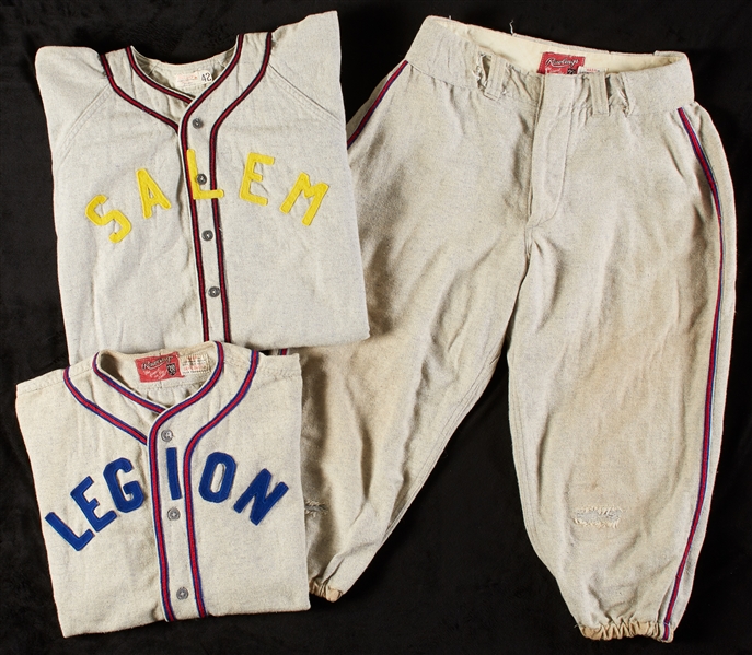 Lot of 1950s Semipro/Amateur Flannels, Pants (3)