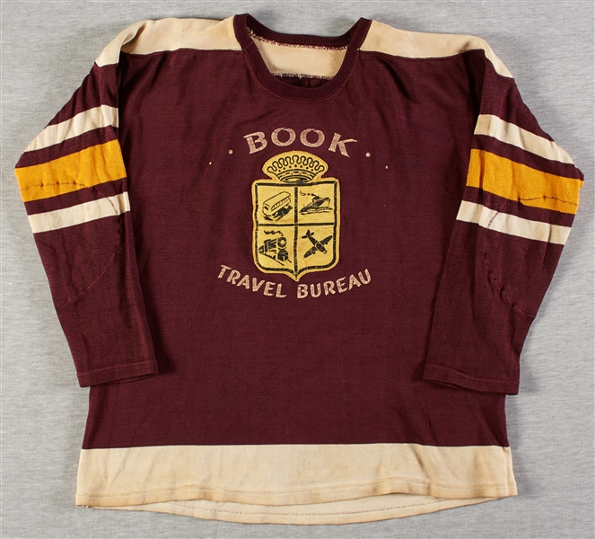 1950s Book Travel Bureau Semipro Hockey Ensemble (4)