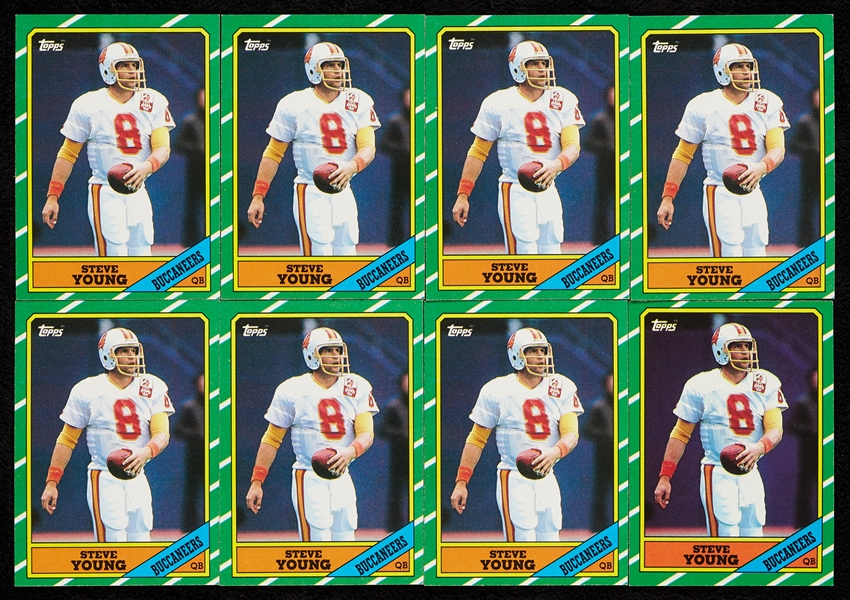 1986 Topps Football Complete Sets Group (8)
