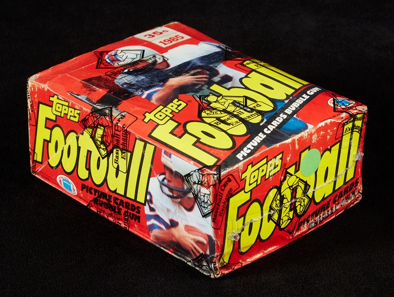 1985 Topps Football Wax Box in 1981 Box (BBCE)