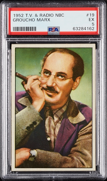 1952 TV & Radio NBC Groucho Marx No. 19 PSA 5