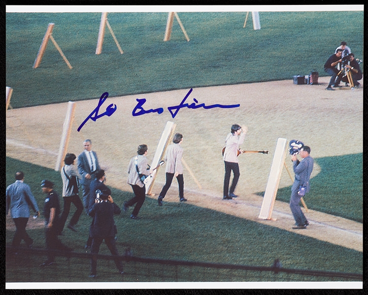 The Beatles at Shea Stadium 8x10 Photo Signed by Sid Bernstein (BAS)