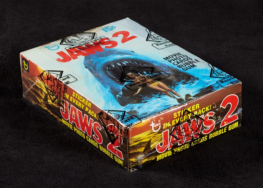 1978 Topps Jaws Series II Wax Box (36) (BBCE)