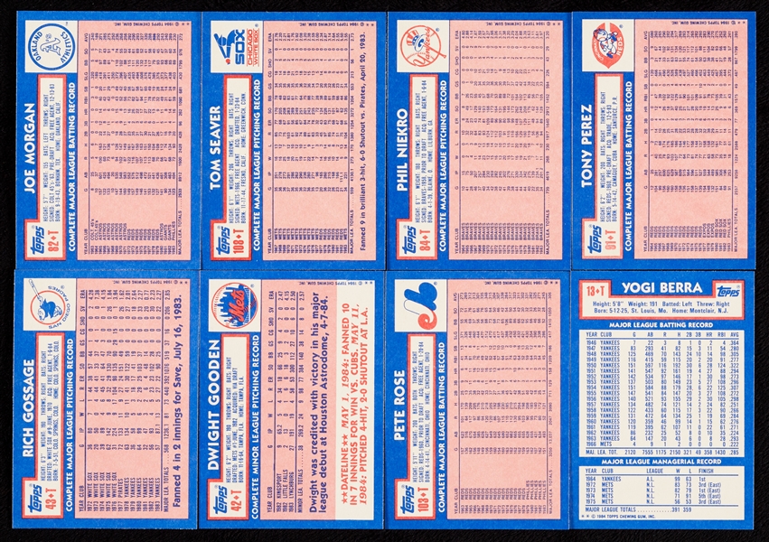 1984 Topps TIffany Baseball Traded Set in Original Box (132)