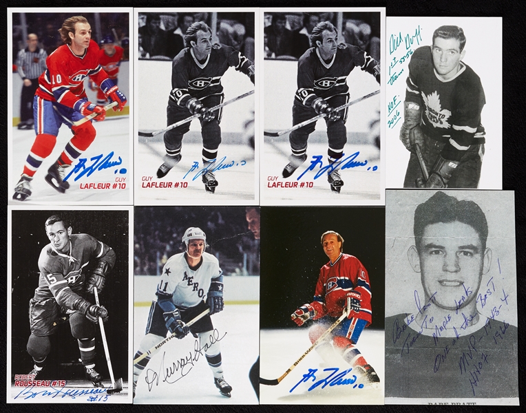 Signed Hockey Postcard Group (45)