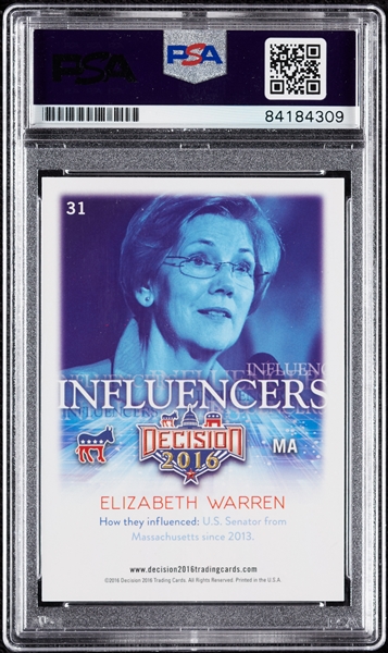 Elizabeth Warren Signed Decision 2016 No. 31 (PSA/DNA)