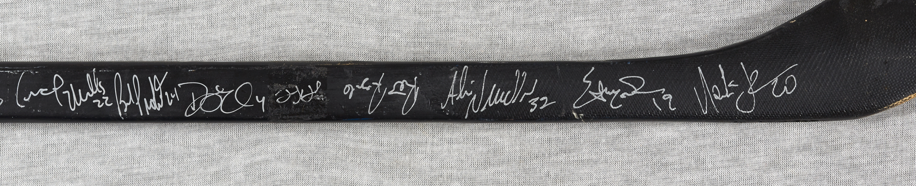 1998-99 Chicago Blackhawks Team-Signed Krivokrasov Game-Used Hockey Stick (BAS)